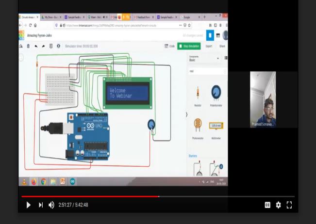 Webinar on Introduction to Arduino and its Interfacing